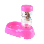 Pet Beber bacia Automático de Água Pet garrafa de água Dish Dispenser bacia do alimento Feeder para Pet Dogs Viagem alimentação bacia