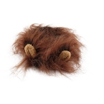 Pet Costume Lion Mane peruca para festa de Natal do Dia das Bruxas do gato vestir-se com Ear