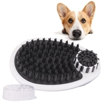 Gostar Pet Dog escova de banho Pet Grooming Duche de Massagem Comb ferramenta de limpeza pode guardará Shampoo 150ml