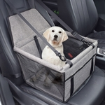 Pet Dog impulsionador do assento assento de carro Leash Clip-na seguran?a e Zipper bolso de armazenamento