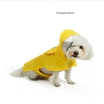 Pet Dog Raincoat leve de alta vis?o ¨¤ prova de ¨¢gua Big Dog Raincoat