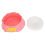 Pet Dogs Cats PP Floating Tray Safety Water Drinking Bowl Pot Not Wet Mouth Supply Pink
