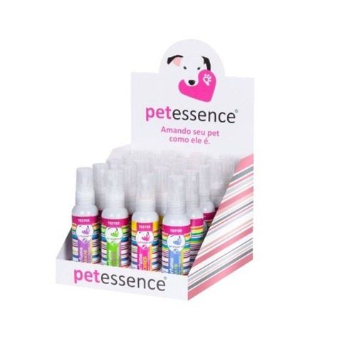 Pet Essence Display Perfumes 16 Unidades 60ml Linha Básico