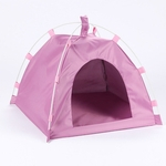 Pet Folding Dormir Tenda com Mat Bed Waterproof Tent destacável Pet Tent quatro cantos de suprimentos para animais de Viagem Exterior
