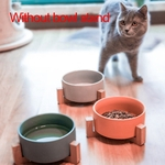 Pet Food Feeder tigela de ceramica Anti-Skid Prote??o C?es Gatos Pratos Bowls