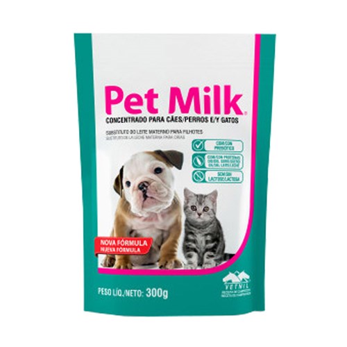 Pet Milk 300g Vetnil Leite Materno Cães e Gatos