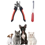 Pet Puppy Dog Cat Claw lixa de unhas Trimmer Alicates Tesoura Clippers ferramenta segura