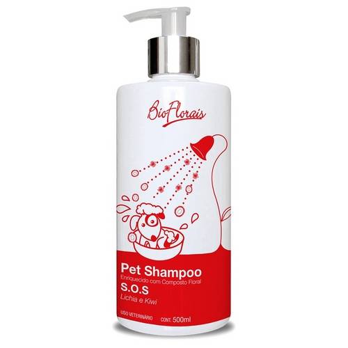 Pet Shampoo Sos Bio Florais - 500 Ml