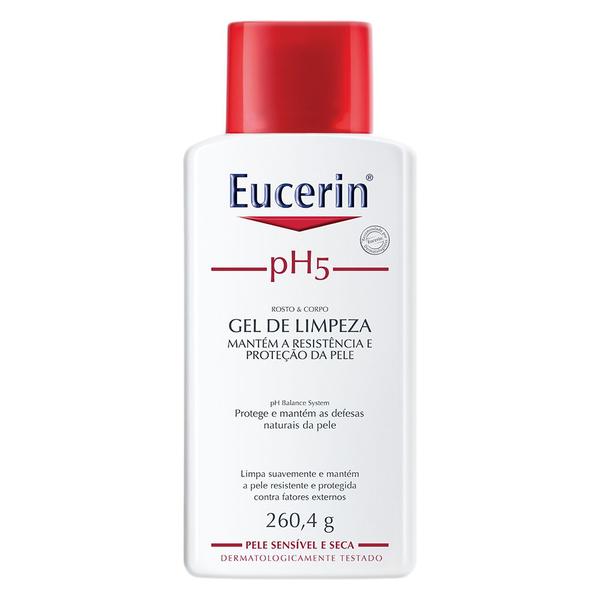 PH5 Eucerin Gel de Limpeza Pele Sensivel e Seca 260,4g