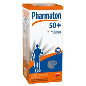 Pharmaton 50+ Sanofi - SEM SABOR - 90 CÁPSULAS
