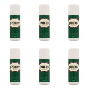 Phebo Amazonian Desodorante Spray 90ml - Kit com 06