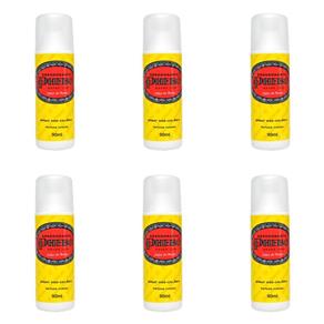 Phebo Odor de Rosas Desodorante Spray 90g - Kit com 06