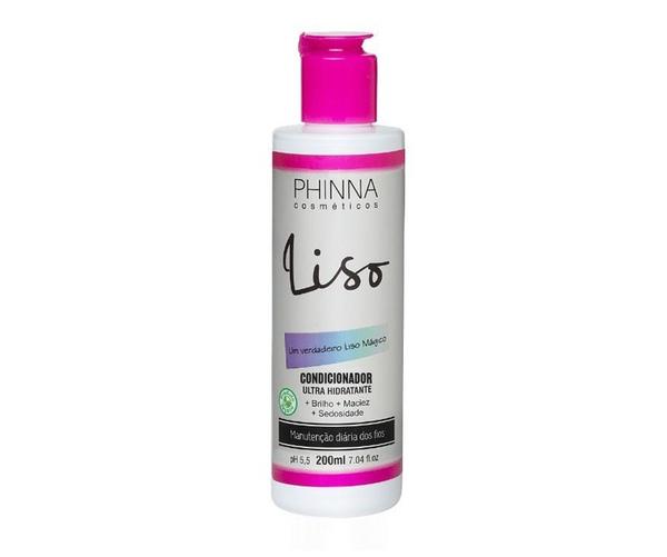 Phinna Liso Condicionador Ultra Hidratante 200ml - Phinna Cosméticos