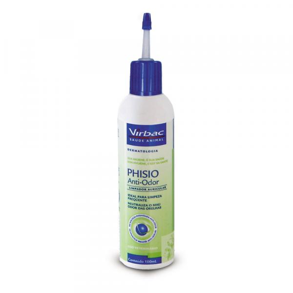 Phisio Anti-odor Limpador Auricular 100ml - Virbac