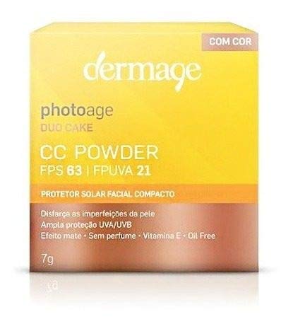 Photoage Duocake Cc Powder Protetor Solar Color3 Médio Fps63