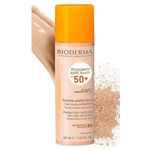 Photoderm Nude Touch Cor Claro Bioderma Fps 50+ 40ml