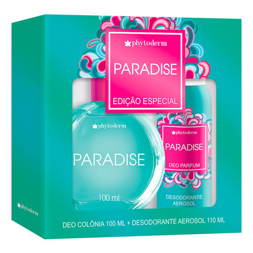 Phytoderm Paradise Kit - Deo Colônia + Desodorante