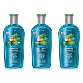 Phytoervas Anticaspa Shampoo 250ml - Kit com 03
