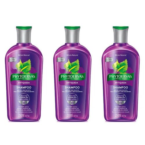 Phytoervas Antiqueda Shampoo 250ml (kit C/03)