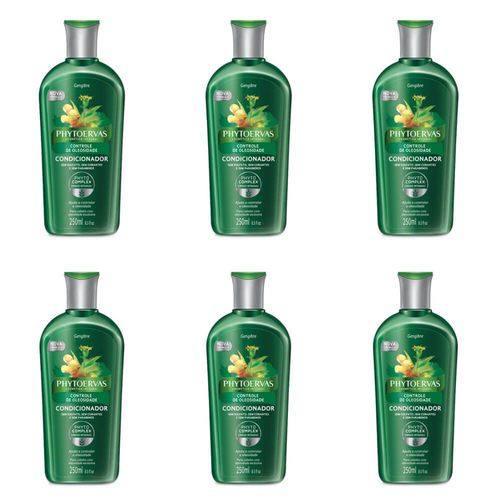 Phytoervas Controle de Oleosidade Shampoo 250ml (kit C/06)
