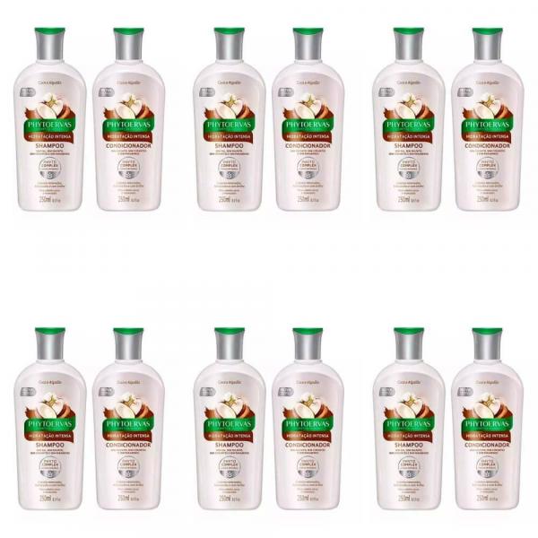 Phytoervas Hidratação Intensa Shampoo + Condicionador 250ml (Kit C/06)