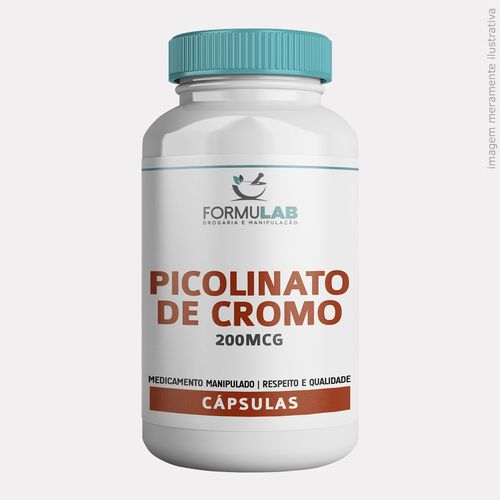Picolinato de Cromo 200mcg-240 Cápsulas