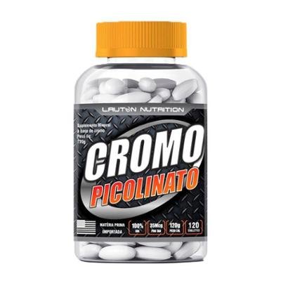 Picolinato de Cromo - 120 Tabletes - Lauton