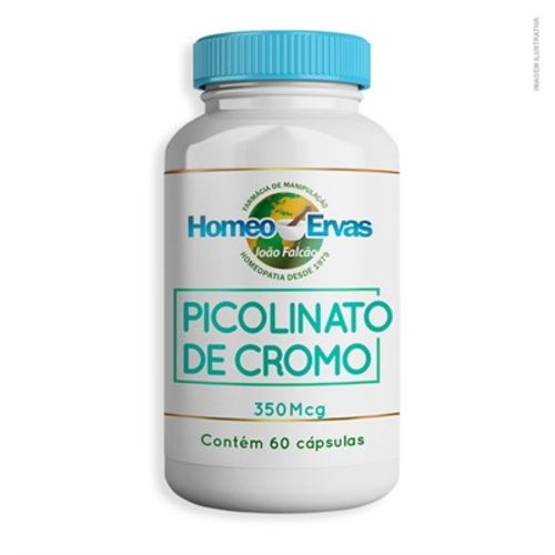 Picolinato de Cromo 350Mcg 60 Cápsulas