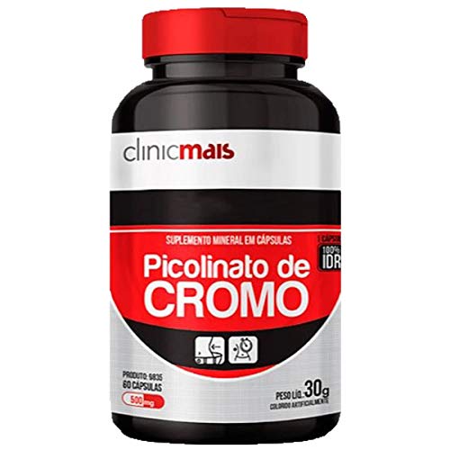 Picolinato de Cromo - 60 Cápsulas - Clinic Mais