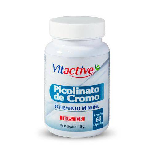 Picolinato de Cromo 60 Cápsulas Vitactive