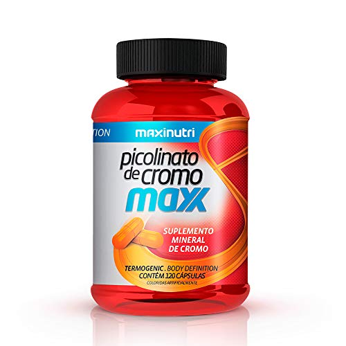 Picolinato de Cromo Maxx - 120 Cápsulas - Maxinutri