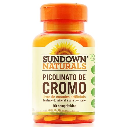 Picolinato de Cromo Sundown 35mcg C/ 90 Comprimidos