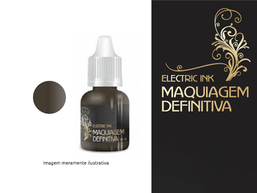 Pigmento Electric Ink - Marrom Cacau(Tebori) - 8Ml