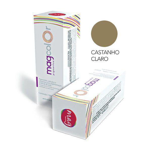 Pigmento Magcolor Castanho Claro 15ml - Micropigmentação e Tebori - Mag Estética