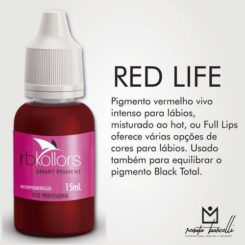Pigmento Rb Kollors 15ml - Red Life