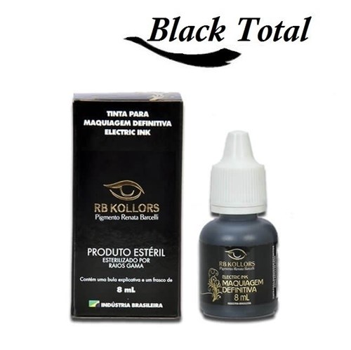 Pigmento Rb Kollors Total Black 8 Ml