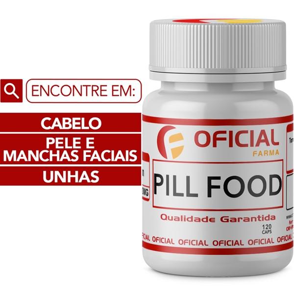 Pill Food 120 Cápsulas - Oficialfarma