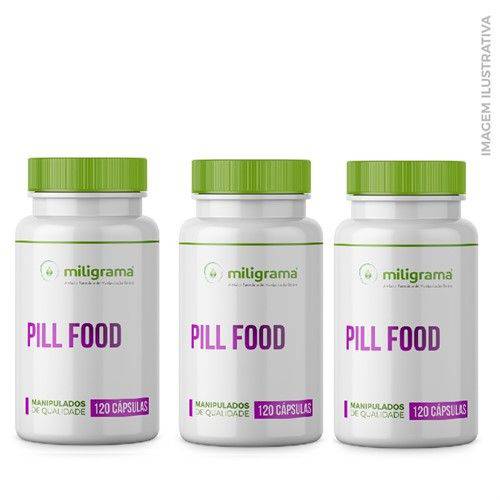 Pill Food 120 Cápsulas (3 UND)