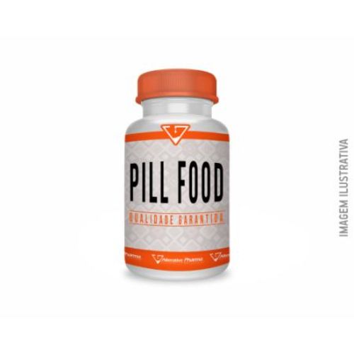 Pill Food 60 Cápsulas - Complexo Vitamínico Cabelos, Unhas e Pele