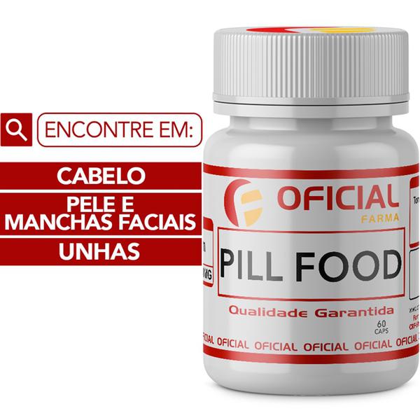 Pill Food 60 Cápsulas - Oficialfarma