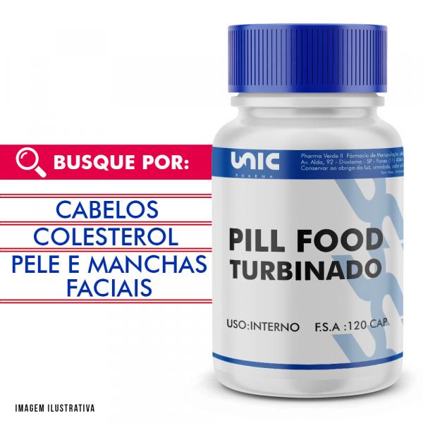 Pill Food Turbinado 120 Cáps - Unicpharma