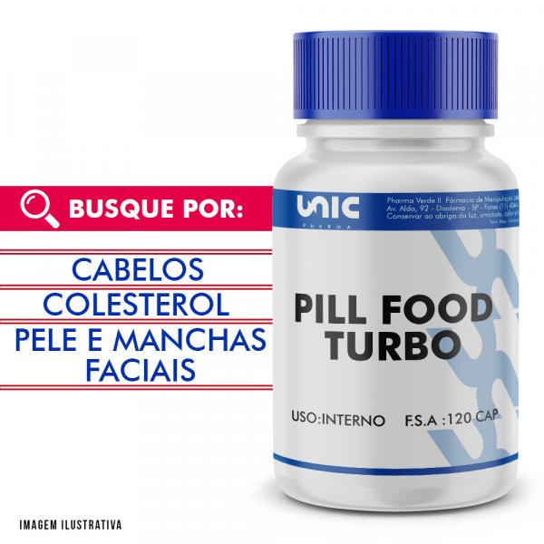 Pill Food Turbo 120 Cáps - Unicpharma