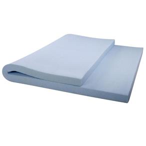 Pillow Top Hospitalar Anti Escaras Viscoelástico Nasa Gel Infusion 88 X 1,88 X 8cm Aumar - Azul Claro