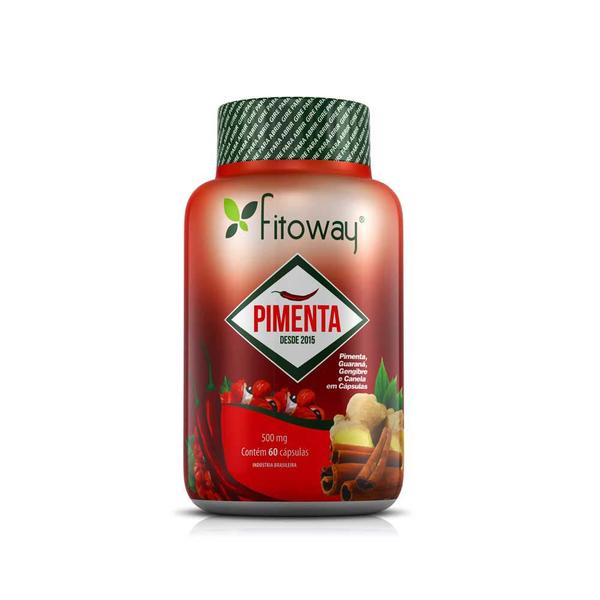 Pimenta Fitoway (pimenta+gengibre+canela+guaraná) - 60 Caps