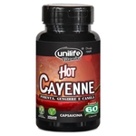 Pimenta Hot Cayenne Canela Gengibre - Unilife - 60 Cápsulas