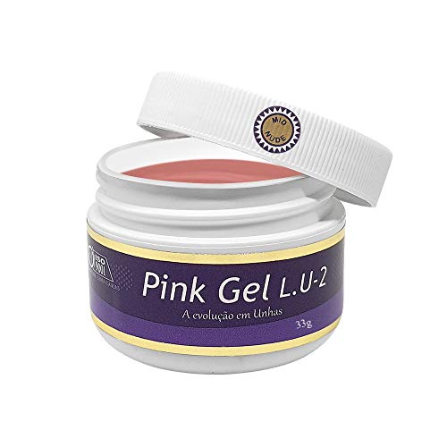Pink Gel Lu2 Piubella 33 Gramas Unha de Fibra