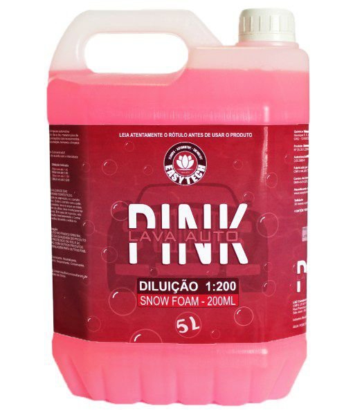 Pink Shampoo Neutro Lava Auto 5lt Easytech