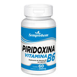 Piridoxina Vitamina B6 – Semprebom - 60 Cap. De 240 Mg