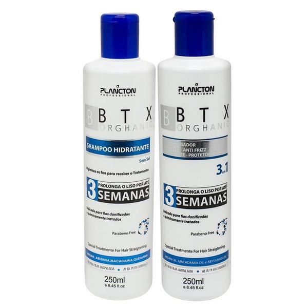 Plancton Bbtx Orghanic Kit Shampoo e Condicionador 250ml
