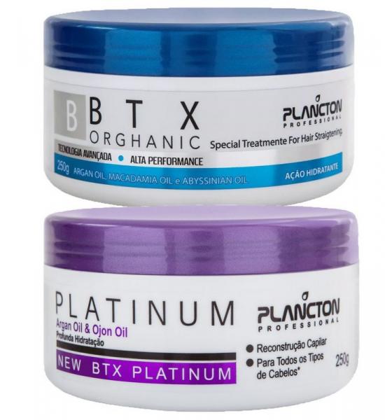 Plancton Botox Platinum Matizador 250gr e Botox Orghanic 250gr
